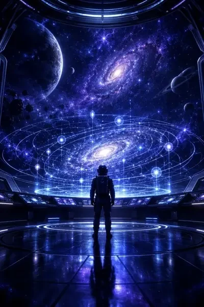 孤星计划 - 大片短剧观看记录 孤星计划封面缩略图:全息星图与宇航员
